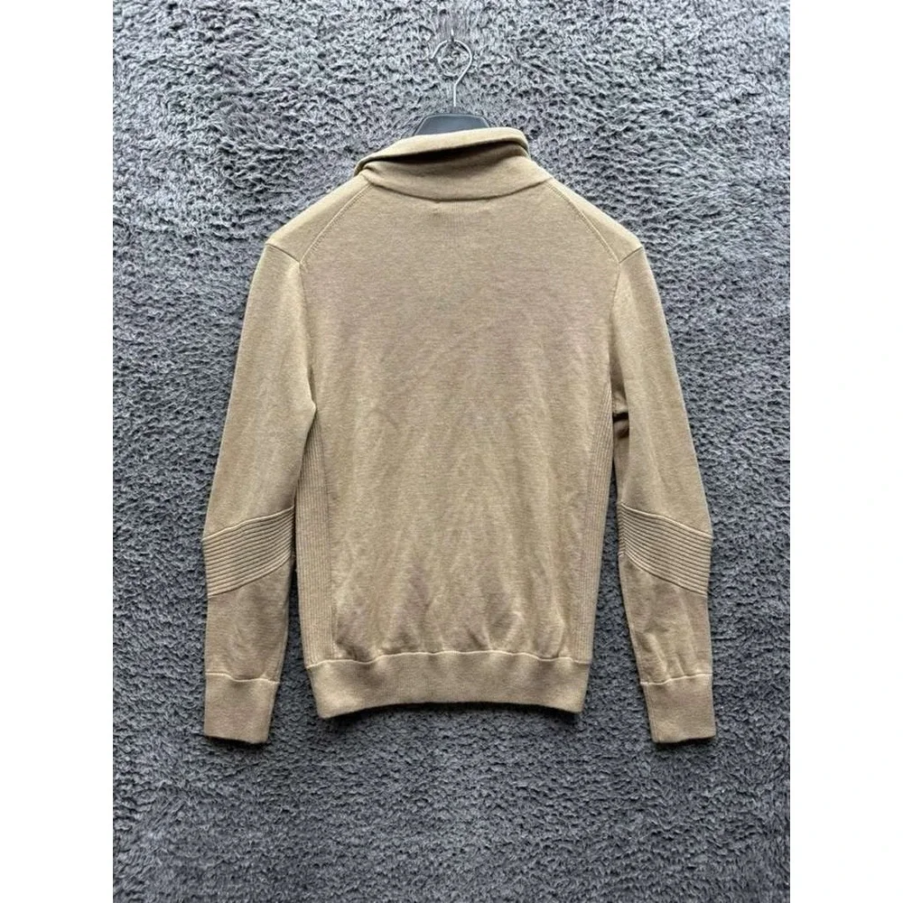NWT Polo Golf Ralph Lauren Cashmere Blend Full Zip Sweater Tan Mens Size‎ M